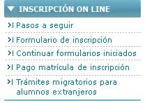 Inscripci�n Online
