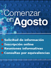 Comenzar en Agosto. Universidad de Palermo