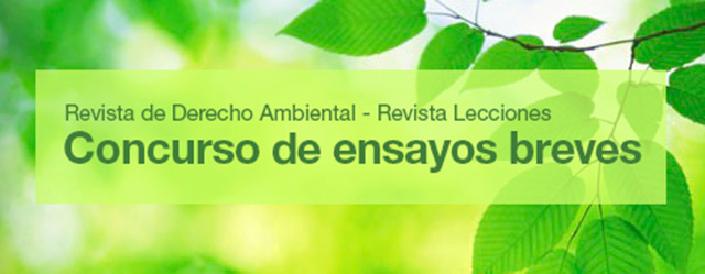 Concurso de ensayos en Derecho Ambiental