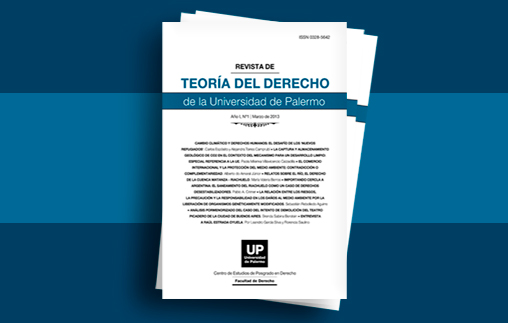 Revista Teoría del Derecho: Convocatoria para la presentación de artículos 2016