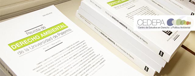 Revista de Derecho Ambiental: Convocatoria para presentar trabajos Junio 2015 Revista de Derecho Ambiental: Convocatoria para presentar trabajos Junio 2015