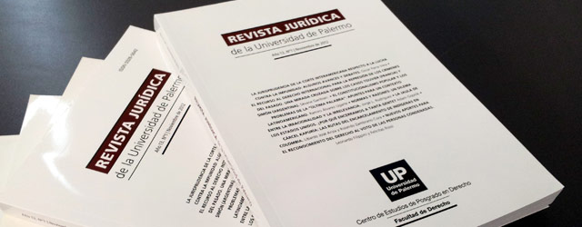 Revista Jurídica: convocatoria para la presentación de artículos Marzo 2016