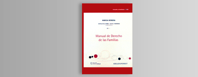 Nuevo libro de la Profesora Marisa Herrera