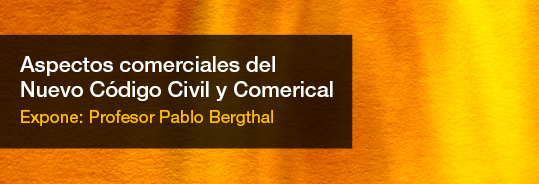 Conferencia abierta: Aspectos comerciales del Nuevo C&oacute;digo Civil y Comercial