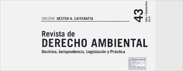 Nuevo artículo del profesor Daniel Lago en la Revista de Derecho Ambiental