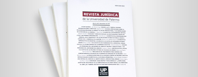Revista Jurídica: Convocatoria para la presentación de artículos