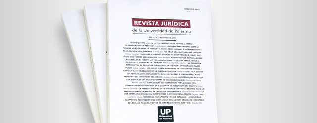 Revista Jurídica: Convocatoria para la presentación de artículos Noviembre 2017