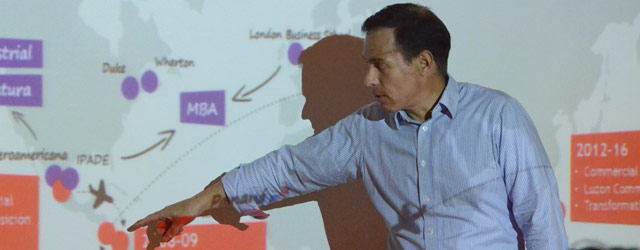 Javier Sanchez Carranza en el Ciclo de charlas con CEOs.