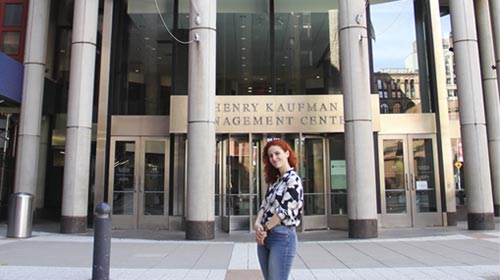 Diana Fernández Walker, alumna del MBA de la UP, realizó un intercambio en NYU New York University