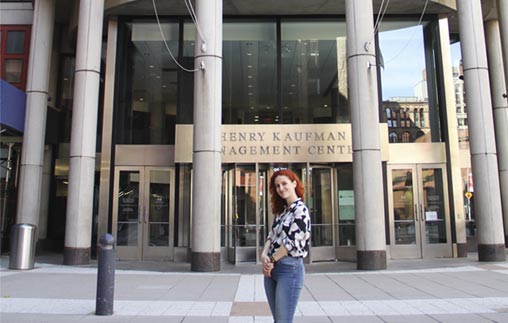 Diana Fernández Walker, alumna del MBA de la UP, realizó un intercambio en NYU New York University