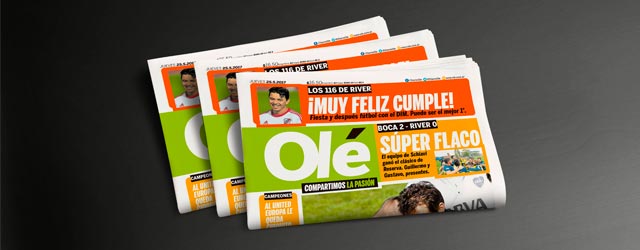 Pasantías de periodismo deportivo en el diario Olé Pasantías de periodismo deportivo en el diario Olé