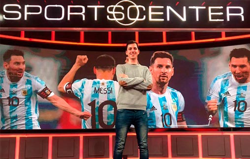 Alejandro Giordano, egresado de Periodismo Deportivo UP, es productor del noticiero SportsCenter en ESPN