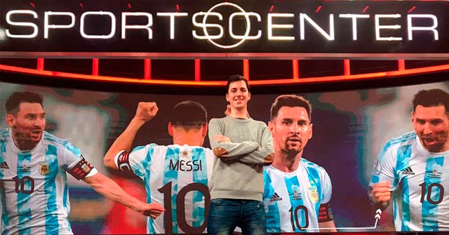 Alejandro Giordano, egresado de Periodismo Deportivo UP, es productor del noticiero SportsCenter en ESPN