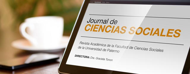 Nueva edición del Journal de Ciencias Sociales de la Universidad de Palermo