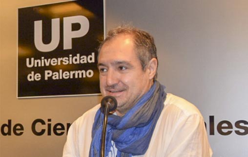 Diego Cabot, periodista de investigación del diario La Nación en la UP