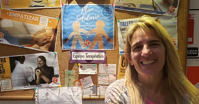 Denise Munteanu, psicóloga UP, es coordinadora de una institución de psicología y coterapeuta de niños