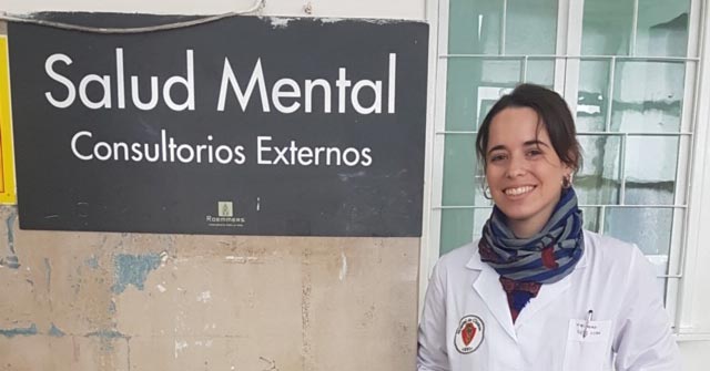 Trinidad Soto Acebal, psicóloga UP, ejerce en el Hospital de Clínicas José de San Martín