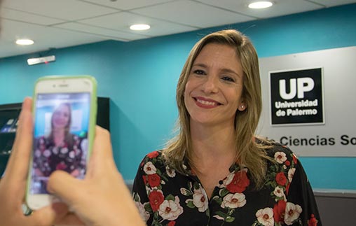 La periodista deportiva Ángela Lerena charló con los alumnos de Periodismo UP