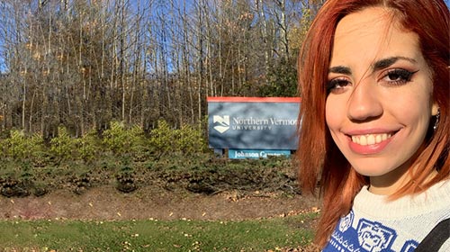 Belén Castaldo, alumna UP, realizó un intercambio en Vermont, Estados Unidos