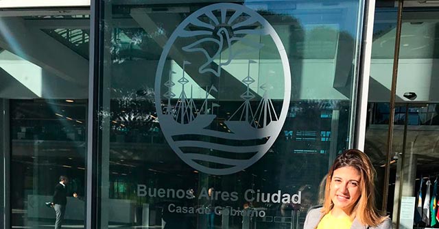 Maria Florencia Greco Mauas se desempeña en la Subsecretaría de Relaciones Internacionales de la Ciudad de Buenos Aires