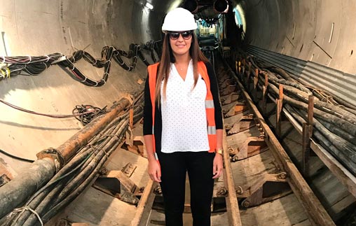 Antonella Garello, arquitecta UP, trabajó en el proyecto de Sistema Matanza - Riachuelo para Salini Impregilo