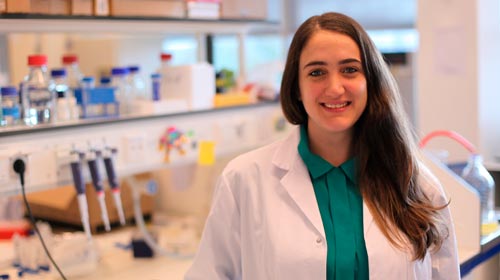 Florencia Abinzano, Ingeniera Industrial UP, es investigadora en Biofabricación en el Hospital Universitario de Utrecht