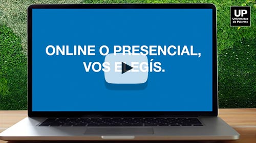 Online o presencial, vos elegís