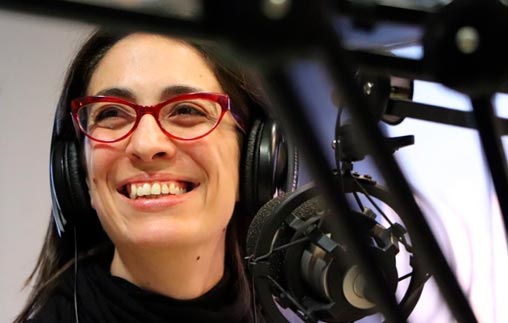 Mariana Merlo, egresó de Periodismo UP y trabaja en radio Metro