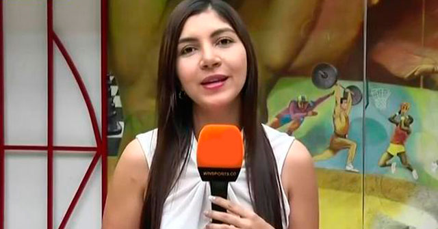 Estefanía Gómez, periodista deportiva UP, trabaja en la señal deportiva colombiana Win Sports