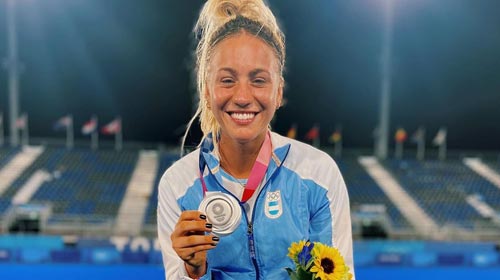 Julieta Jankunas, jugadora de hockey en Las Leonas, estudia Licenciatura en Comunicación Digital UP