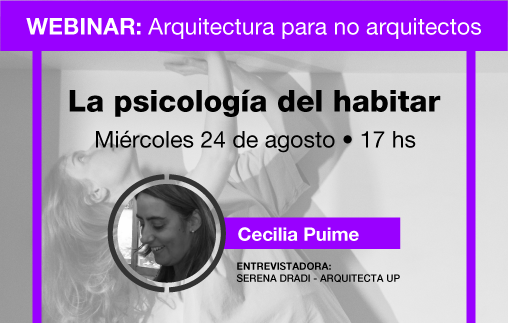 Webinar arquitectura para no arquitectos: La psicología del habitar