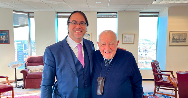 El director del IAED Juan Martín Morando se reunió con el juez Guido Calabresi El director del IAED Juan Martín Morando se reunió con el juez Guido Calabresi