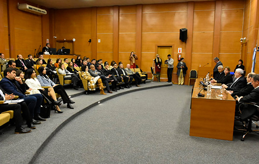 Actividad de CEJUC UP en conjunto con la Escuela de Capacitación Judicial Joaquín V. González del Tribunal Superior de Justicia de La Rioja