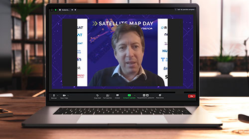 El decano de la Facultad de Ingeniería UP participó de la jornada Satellite Map Day