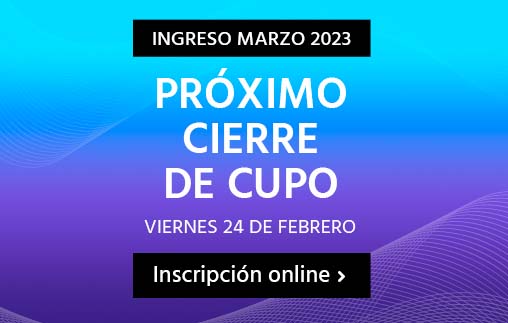 Comenzá tu carrera en marzo Comenzá tu carrera en marzo