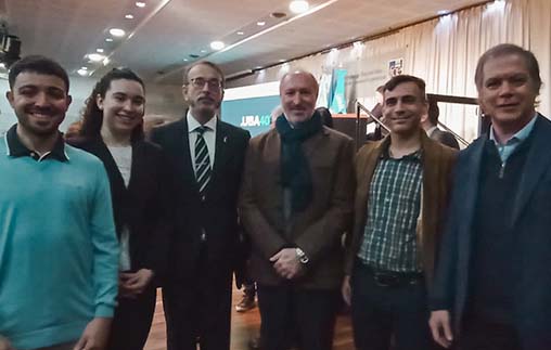 Estudiantes UP presentes en la videoconferencia en vivo con el Presidente de Ucrania