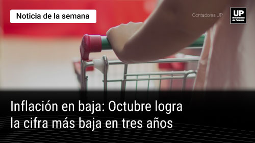 📉 Inflación en baja: Octubre marca récord de tres años