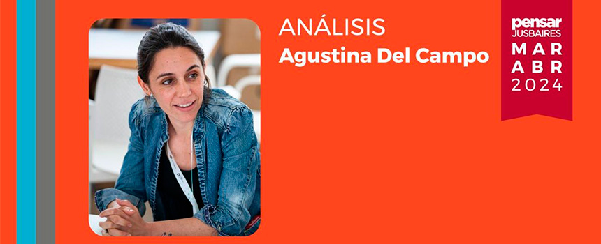 Colaboracion de Agustina Del Campo con la revista Jusbaires