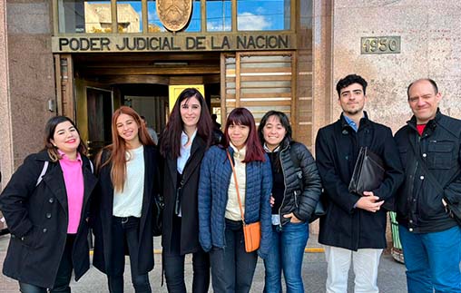 Estudiantes de Abogacía UP conocieron las tareas de un juez en el Poder Judicial