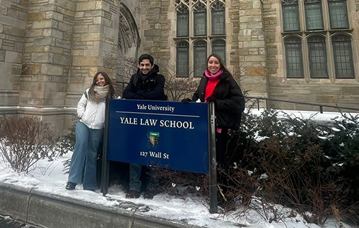 Estudiantes de Derecho UP realizaron el intercambio académico en Yale Law School
