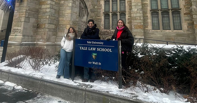 Estudiantes de Derecho UP realizaron el intercambio académico en Yale Law School Estudiantes de Derecho UP realizaron el intercambio académico en Yale Law School