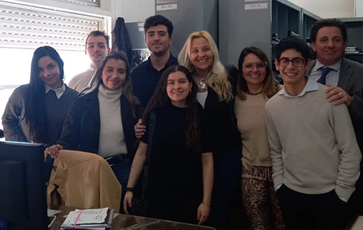 Estudiantes de Abogacía UP adquirieron conocimientos y experiencias en su visita al Poder Judicial
