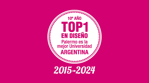 Palermo es Top 1 en Diseño por décimo año consecutivo
<p>Somos la mejor Universidad Argentina en diseño</p>