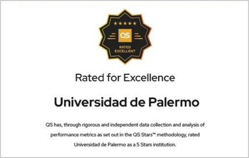 La Universidad de Palermo distinguida con 5 estrellas por el QS Stars Rating System