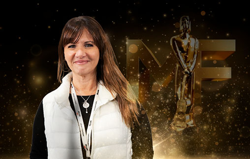 Karina Labraña, estudió en la UP, es productora de Radio Mitre y A24 y ganó el Martín Fierro a la mejor labor en producción