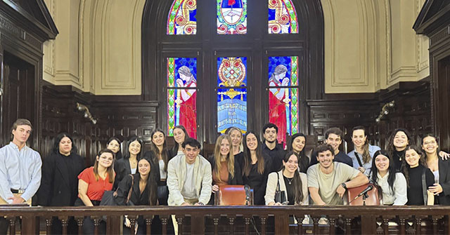 Estudiantes de abogacía visitaron la Corte Suprema de Justicia de la Nación Estudiantes de abogacía visitaron la Corte Suprema de Justicia de la Nación