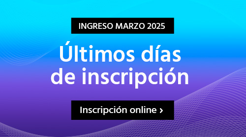 Comenzá tu carrera en marzo