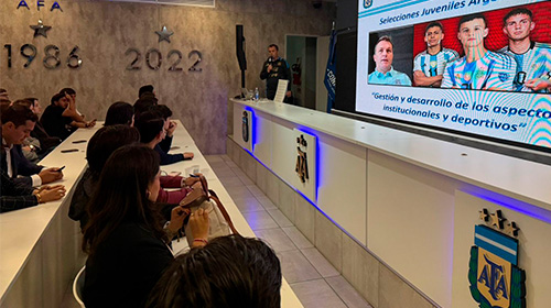 Estudiantes de la UP participaron de una experiencia única en la AFA