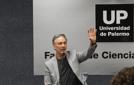 El conductor de TN Diego Sehinkman conversó con los estudiantes UP