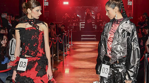 Futuros diseñadores irrumpieron en la moda urbana con una colección cápsula disruptiva